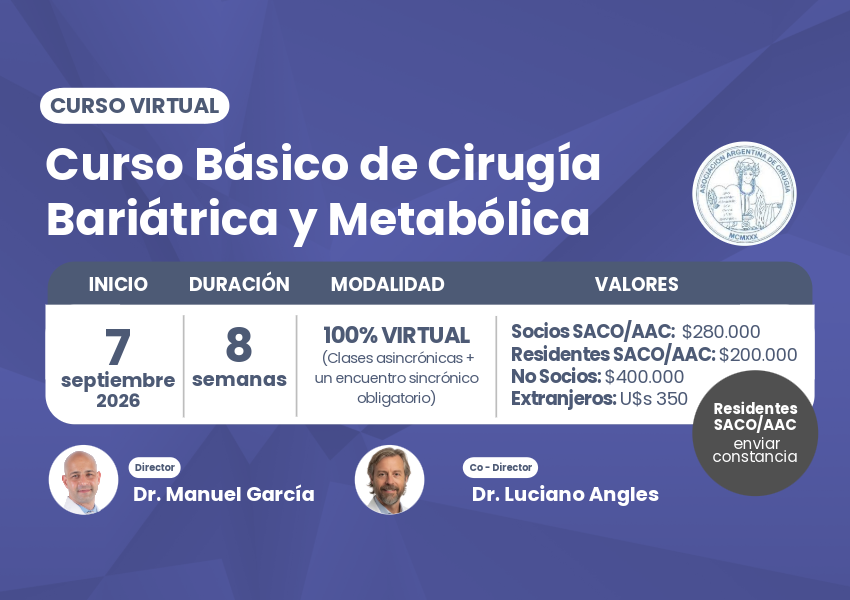 Curso Básico de Cirugía Bariátrica y Metabólica
